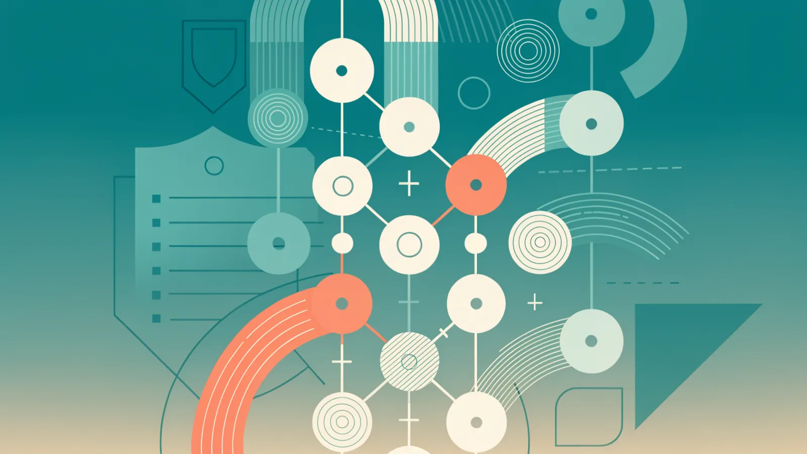 Illustration representing peptide safety, risks and laboratory verification